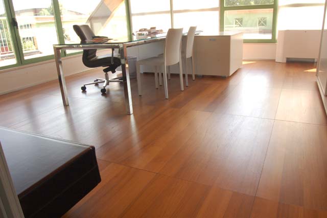 Uffici - gres 60x60 + parquet 60x120